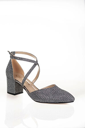 Sedef Mercan Topuklu Kadın Klasik Ayakkabı Kadın Topuklu Abiye Ayakkabı Şık Gece Ayakkabısı