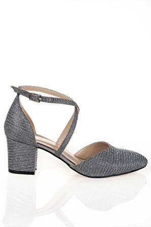 Sedef Mercan Topuklu Kadın Klasik Ayakkabı Kadın Topuklu Abiye Ayakkabı Şık Gece Ayakkabısı