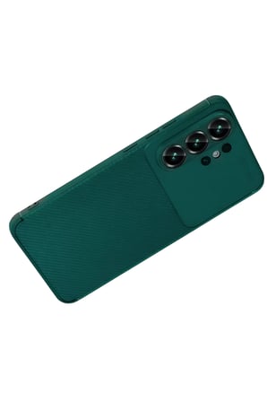 Samsung Galaxy S26 Ultra Auto Focus Karbon Kapak - Koyu Yeşil