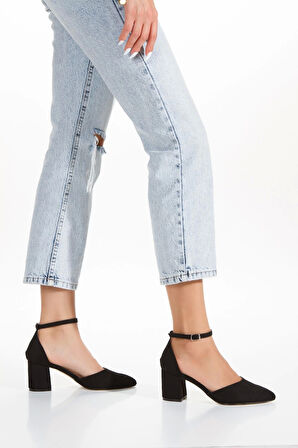 Kadın Klasik Kısa Topuklu Abiye Ayakkabı Kadın Topuklu Abiye Ayakkabı Şık Gece Ayakkabısı