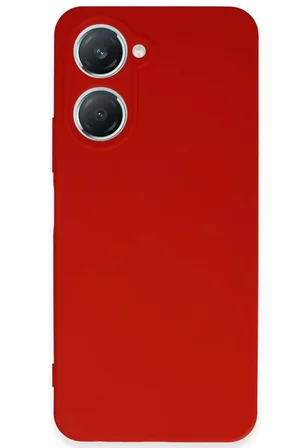 Vivo Y18 Kılıf First Silikon - Kırmızı