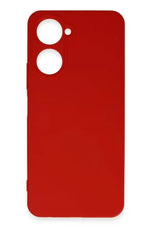 Vivo Y18 Kılıf First Silikon - Kırmızı