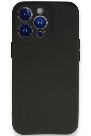 Apple iPhone 14 Pro Kılıf First Silikon - Siyah