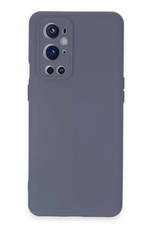 One Plus 9 Pro Kılıf Nano içi Kadife Silikon - Gri