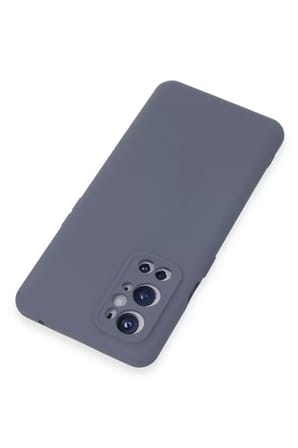 One Plus 9 Pro Kılıf Nano içi Kadife Silikon - Gri