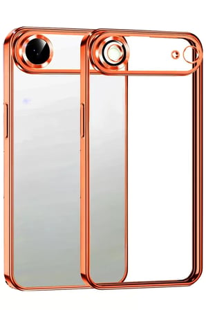 Apple iPhone 17 Air Razer Lensli Silikon - Turuncu