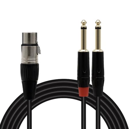 Magicvoice LD369A Canon Erkek - 6.3 Mono Erkek 1.5 Metre Kablo