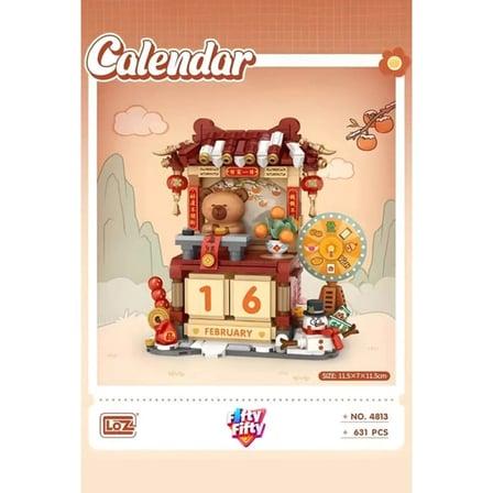 LZ4813 Loz Yeni Yıl Takvimi 631 Parça Block