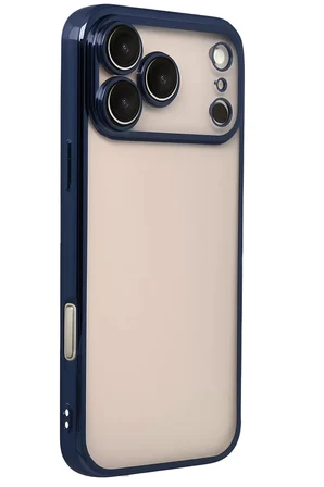 Apple iPhone 17 Pro Max Razer Lensli Silikon - Lacivert