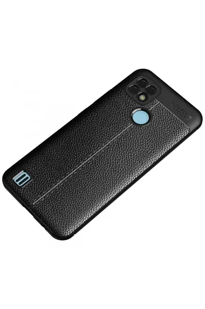 Realme C25 Kılıf Auto Focus Kapak - Siyah