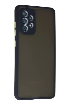 Samsung Galaxy A72 Kılıf Montreal Silikon Kapak - Lacivert