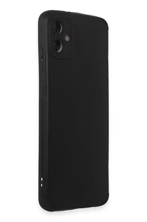 Samsung Galaxy A05 Kılıf Loop Deri Silikon - Siyah