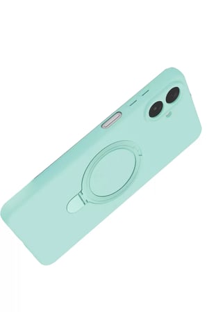 Samsung Galaxy A07 4G Regal Magsafe Standlı Kapak - Su Yeşili