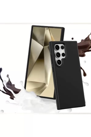 Samsung Galaxy S24 Ultra Kılıf First Silikon - Koyu Yeşil