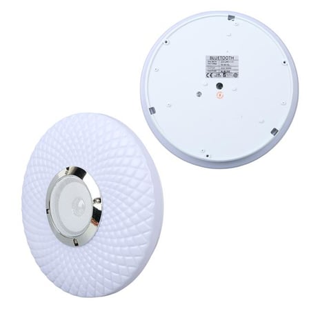 PM-27329 Beyaz 30*6 Cm 24 Watt Bluetooth Hoparlörlü Tavan Aydınlatma (AL-BL302) Tornavida Hediyeli