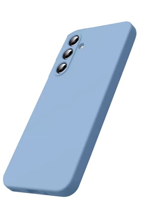 Samsung Galaxy S25 FE Nano içi Kadife Silikon - Mavi