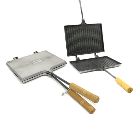 Teflon Kaplamalı El Tost Makinesi