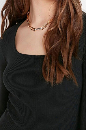 Moda Stil Slim Havuz Yaka Mini Boy Vücuda Oturan Yırtmaçlı Bisiklet Yaka Fitilli Esnek Örme Elbise