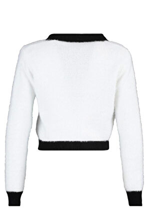 Kadın Modern Tarz Regular V Yaka Regular Triko Hırka