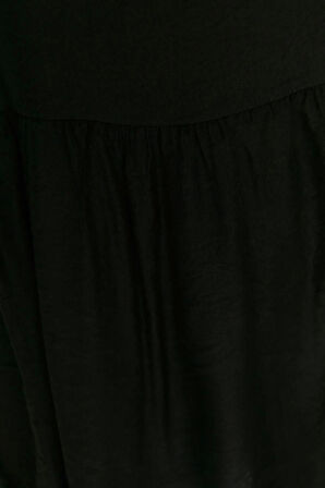 Moda Büyük Beden Bisiklet Yaka Dokuma Oversize Düz Desen Casual Günlük Regular Kısa Kol Bluz