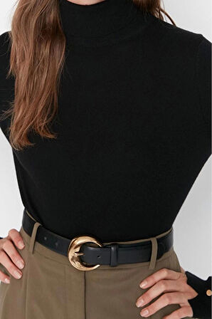 Stil Modern Kadın Regular Standart Kol Balıkçı Yaka Özel İplik Basic Triko Kazak