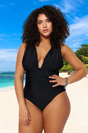 Konforlu Plus Size Mayo Tasarım Büyük Beden Su Sporları İçin Yüksek Konfor Şık Detaylı