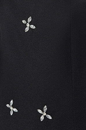 Moda Jile Casual Günlük Finike Dokuma Kare Yaka Kolsuz Kol Jile Maxi Boy Tesettür Elbise