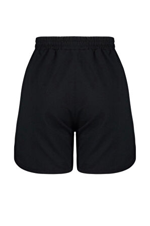 Büyük Beden Moda Örme Yüksek Bel Boru Paça Gündelik Haki Ince Şort