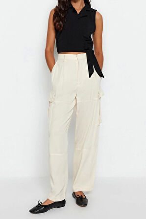 Moda Ceket Yaka Dokuma Fit Düz Desen Şık gece Crop Kolsuz Bluz