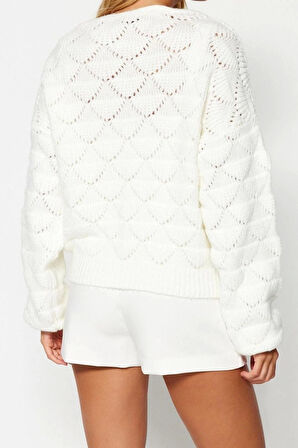 Kadın Modern Tarz Regular V Yaka Regular Triko Hırka