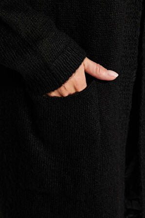 Kadın Modern Tarz Regular V Yaka Regular Triko Hırka