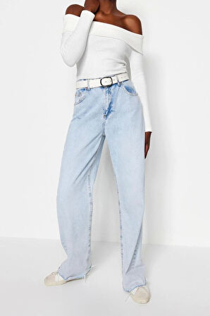 Moda Carmen Yaka Örme Slim Fit Düz Desen Casual Günlük Regular Uzun Kol Bluz