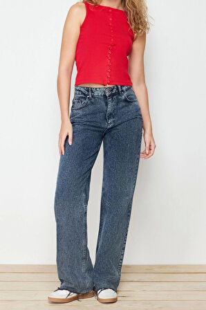 Moda Kayık Yaka Örme Slim Düz Desen Casual Günlük Regular Kolsuz Bluz