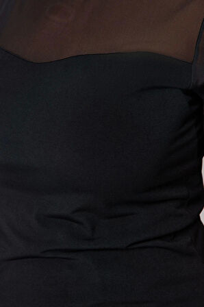 Moda Büyük Beden Bisiklet Yaka Örme Fit Düz Desen Casual Günlük Regular Kısa Kol Bluz