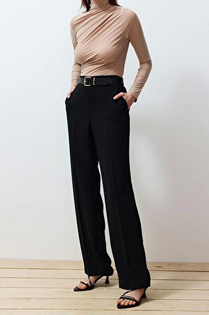 Moda Kare Yaka Örme Slim Düz Desen Casual Günlük Crop Kısa Kol Bluz