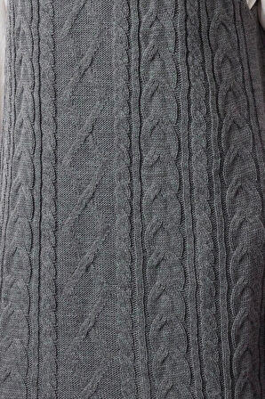 Moda Regular Casual Günlük Çift Plaka Triko V Yaka Askılı Kol Jile Mini Boy Elbise