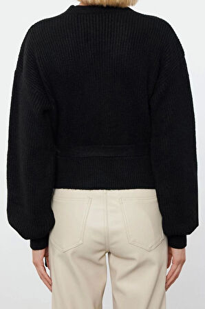 Kadın Modern Tarz Regular V Yaka Regular Triko Hırka