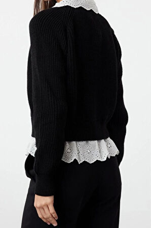 Kadın Modern Tarz Regular V Yaka Regular Triko Hırka