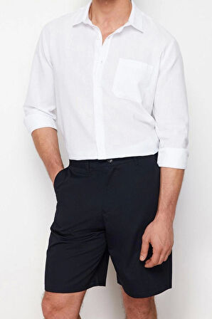 Moda Erkek Gömlek Yaka Düz Desen Günlük Regular Fit %100 Pamuk Gömlek