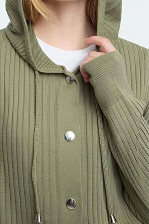 Tarz Kadın Modern Moda Normal Bel Geniş Paça Kapüşonlu Kapüşonlu Oversize Triko Alt-Üst Takım