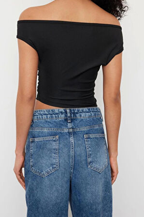 Moda Bisiklet Yaka Örme Regular Düz Desen Casual Günlük Regular Kolsuz Bluz