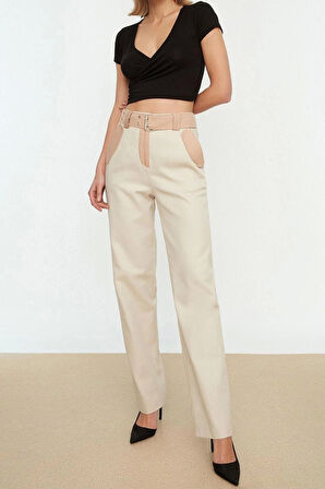 Moda Kruvaze Örme Slim Düz Desen Casual Günlük Crop Kısa Kol Bluz