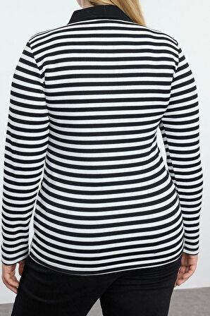 Stil Kadın Bluz Regular Örme Regular Kalıp Büyük Beden