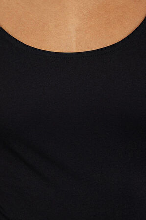 Stil Kadın Fitted Vücuda Oturan Bluz Regular Örme Slim Kalıp