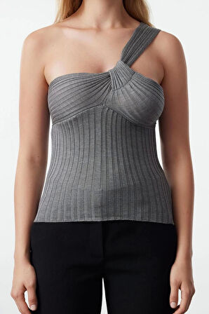 Stil Kadın Kalite Detaylı İnce Bluz Regular Triko Slim Kalıp