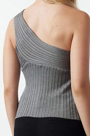 Stil Kadın Kalite Detaylı İnce Bluz Regular Triko Slim Kalıp