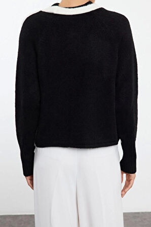 Kadın Modern Tarz Regular V Yaka Regular Triko Hırka