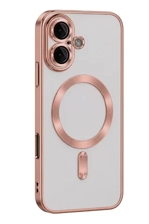 Apple iPhone 16 Kılıf Kross Magneticsafe Kapak - Rose
