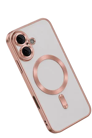 Apple iPhone 16 Kılıf Kross Magneticsafe Kapak - Rose