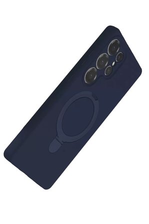 Samsung Galaxy S23 Ultra Regal Magsafe Standlı Kapak - Lacivert